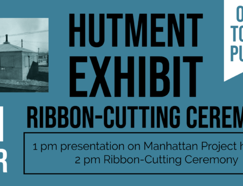 Hutment Exhibit Ribbon-Cutting Ceremony